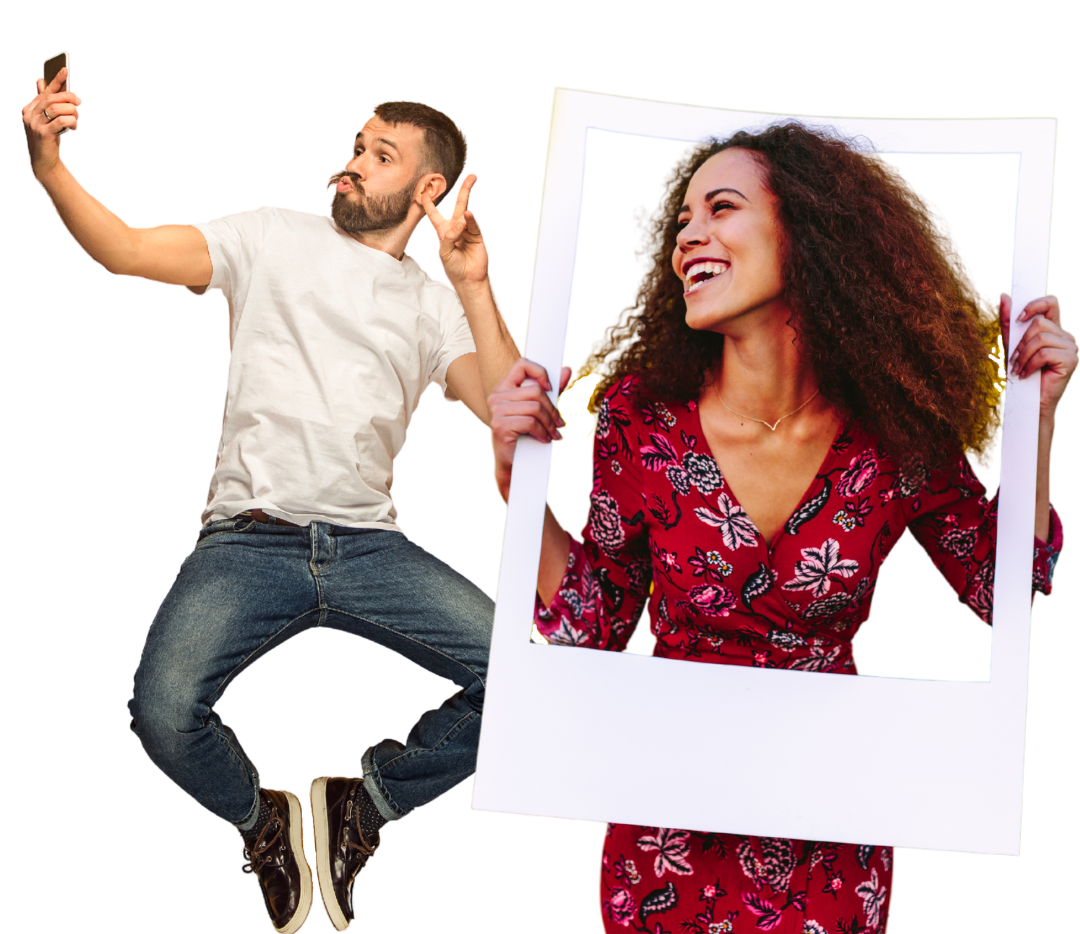 guy jumping selfie with girl (1)
